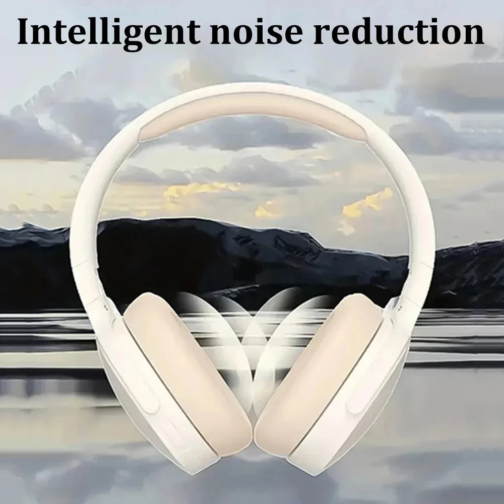 Bluetooth 5.3 Headsets Gaming Headphones Dual Mode Wireless Earphones Foldable Noise Reduction Music Headsets For iPhone Xiaomi