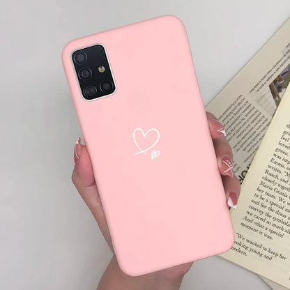 For Samsung Galaxy A51 Case Cover Soft Silicone TPU Bumper Phone Case for Samsung A31 A71 A515 A515F A 71 51 31 Coque Funda Capa