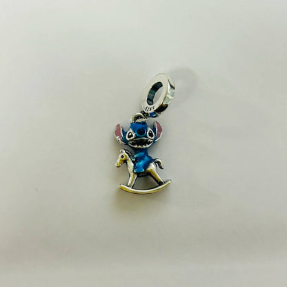 Fashionable 925 Silver Cartoon Beads Compatible with European Bracelet Koala Rabbit Mouse Princess Anime Beads DIY Jewelry Gift