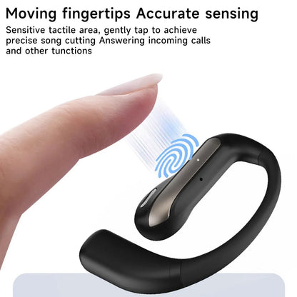 Smart Wireless Bluetooth 5.4 Headphones with AI Simultaneous Interpretation Long Battery Life Open-Ear Sports Headphones Yj55