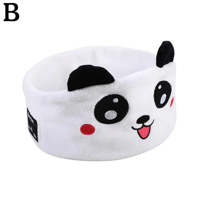 Bluetooth Music Headband Bluetooth V5.0 Chip Animal Bluetooth Wireless Headphones Kids Headband Thin Mask Speaker Sleep K6A9