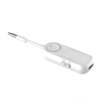 Bluetooth 5.3 Audio Transmitter and Receiver 2 in 1 Wireless 3.5mm Aux Audio Adapter Transmitter for TV Aircraft Car Headphones