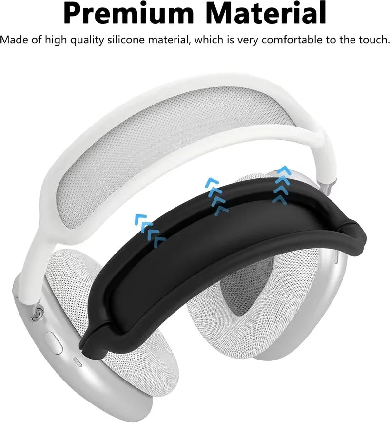 3 in 1 Soft Silicone Skin Protector Headphones Case For Airpods Max Cases Anti Scratch Shockproof Earphone Cover Accessories