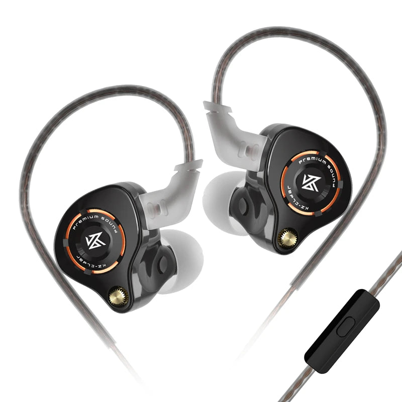 KZ Eldar Wired In-Ear Earphones Dynamic Driver Noise Isolating HiFi Bass Earbuds for Music Sport Phone
