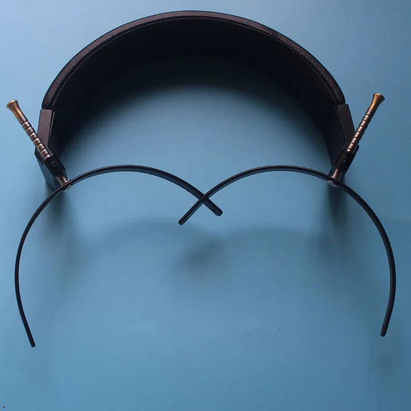 100mm 110mm Headphones Head Beam Headband Headphones DIY Metal Headband Rotatable Sheepskin Leather Head Beam