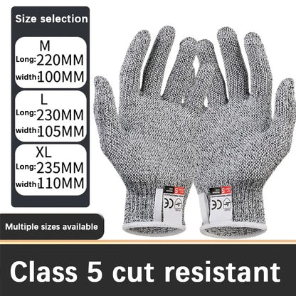 Security Protection Anti-Cut Gloves, Cut proof, stab resistant, stainless steel wire, metal mesh, butcher  work