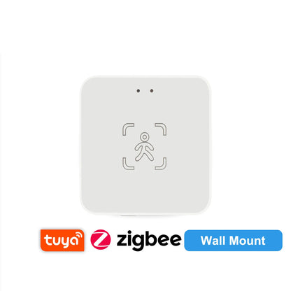 Tuya WiFi / Zigbee Human Presence Detector 24G,Luminance/Distance Detection, Smart Human Body PIR Sensor Support Home Assistant