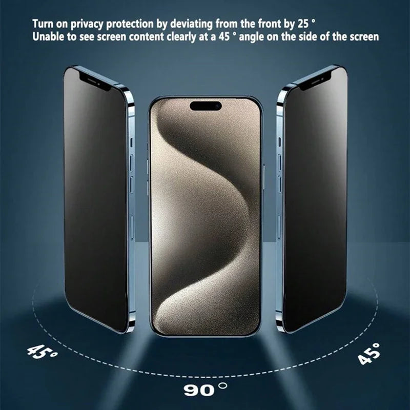 Oleophobic Dust Free Easy Installation Screen Protector For iPhone 17 13 12 11 14 15 Pro Max XS X XR 16 Plus Matte Privacy Glass