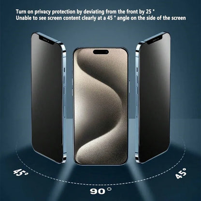 Oleophobic Dust Free Easy Installation Screen Protector For iPhone 17 13 12 11 14 15 Pro Max XS X XR 16 Plus Matte Privacy Glass