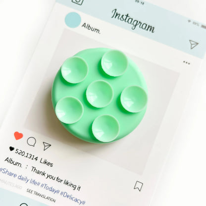 Silicone Suction Cup Phone Holder With Grip Fixture Suction Pad Non Slip Stand Finger Ring Holder Phone Sockets Poppings Griptok