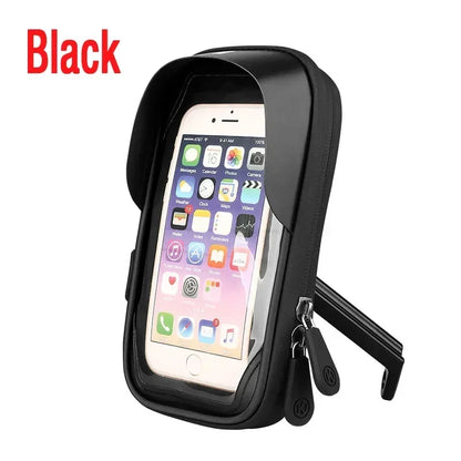 Waterproof 360° Rotation Bicycle Motorcycle Front Frame Phone Holder Easy Universal Navigation Smartphone Bracket For All Phones