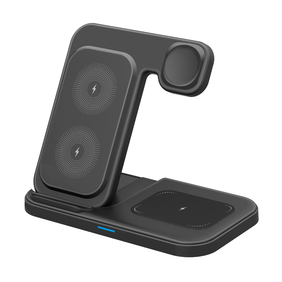 3 in 1 Wireless Charger Foldable Fast Charging Dock Stand For iPhone 17 16 15 14 13 12 Pro Max iWatch 11~2 Ultra SE AirPods 4 3