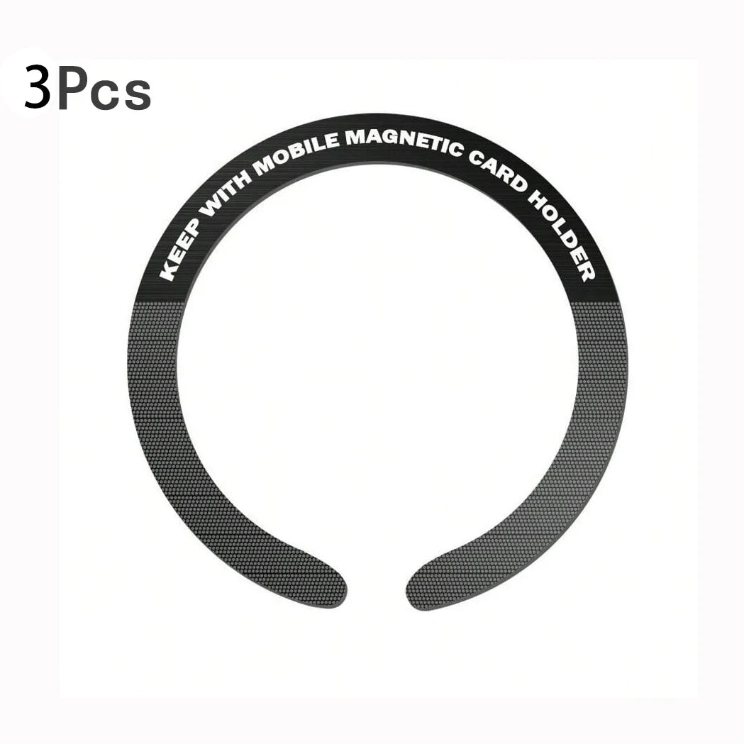 Magnetic Metal Plate Ring Wireless Charger Iron Sheet Sticker Car Phone Holder Compatible With All Phone Magnet Sheet