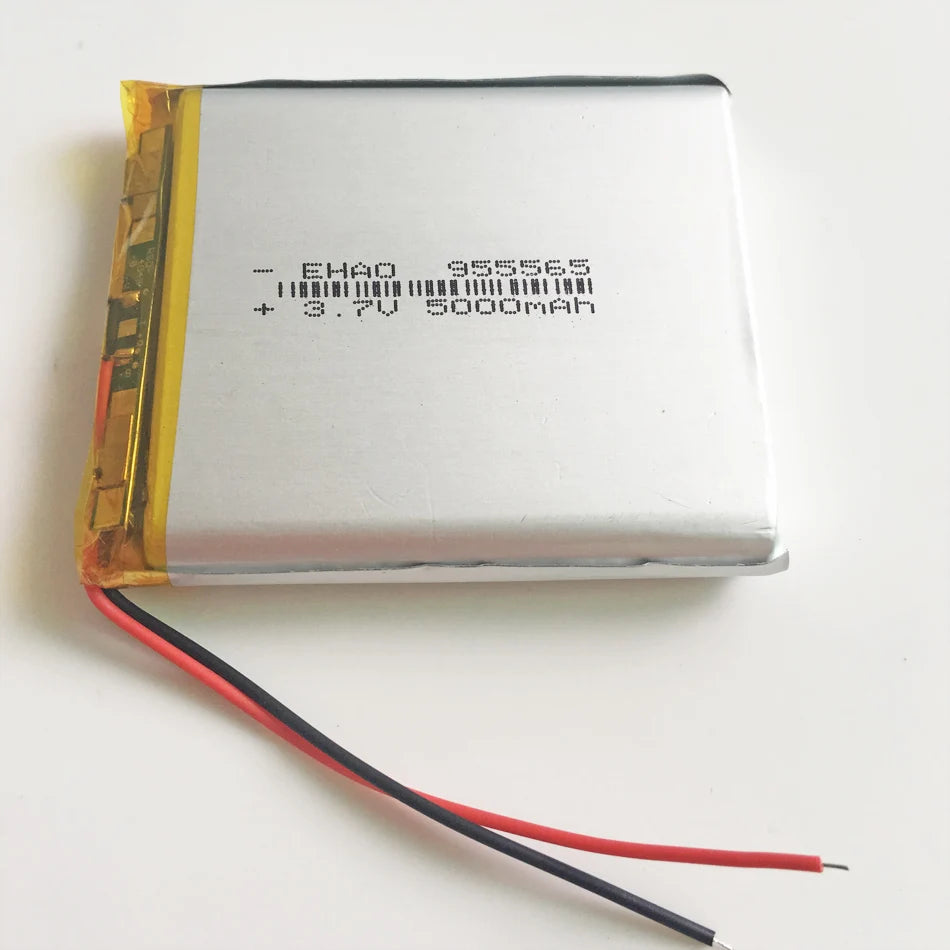 3.7V 5000mAh Polymer Lithium LiPo Rechargeable Battery 955565 For GPS PSP DVD PAD E-book Tablet PC Laptop Power Bank Video Game