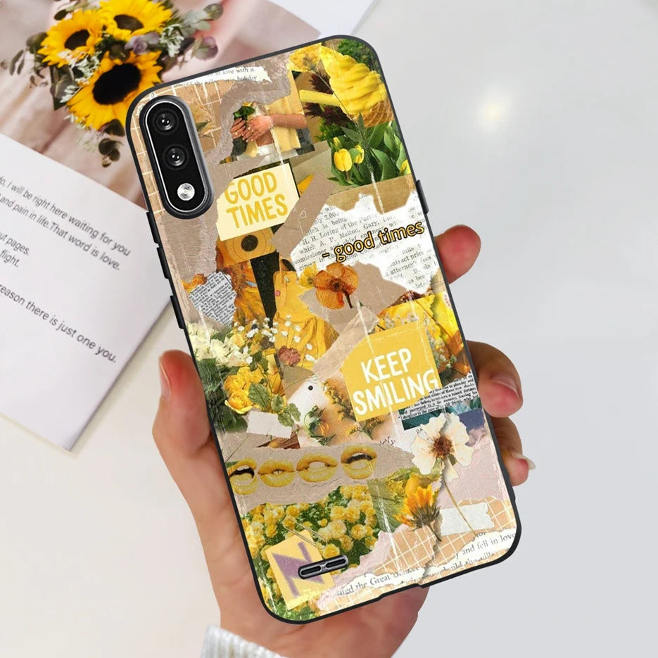 For LG K22 2020 Case LM-K200 New Fashion Painted Cover Shockproof Phone Case For LG K22 K 22 LGK22 Soft Fundas 6.2'' Coque Shell