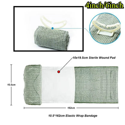 4/6in Wound Dressing Israeli Bandage - Tactical Trauma Kit,Grade Compression for Outdoor Emergency IFAK First Aid Wound Dressing