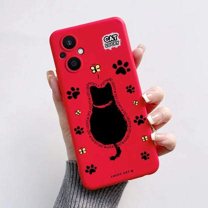 For Oppo Reno7 Z 5G Case Reno 7 8 Lite Bear Cartoon Frog Soft Silicone Phone Case For Oppo Reno 7Z 8Z Reno7Z 5G Back Cover Capa
