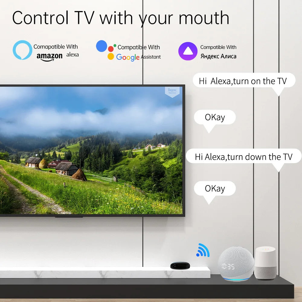 Tuya WiFi IR Remote Control Smart Universal for TV Air Conditioner Alexa Remote Control Work with Google Home Yandex Google