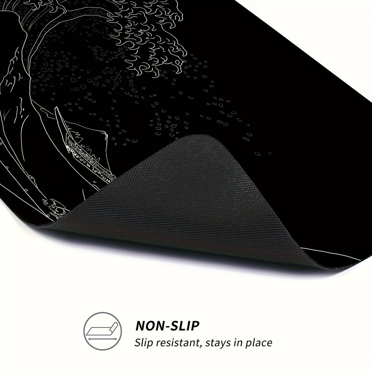 1PC Large Mouse Pads For Desk, Gaming Mouse Pad, Mouse Pad with Stitched Edges and Non-Slip Rubber Base, Extended Mouse Pad