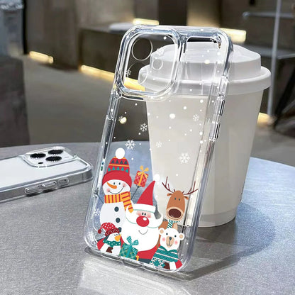 Merry Christmas Tree Santa Claus Phone Case For IPhone 17 Air 16 16E 15 14 Plus 13 12 11 Pro Max Case X XS XR 7 8 Plus Cover