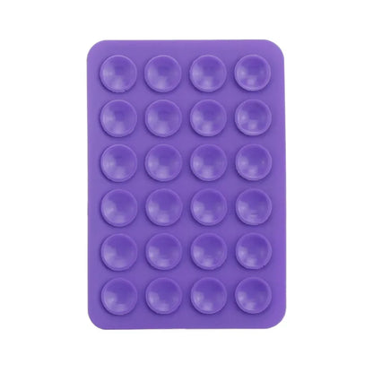Multifunctional Silicone Suction Pad Phone Fixture Suction Cup Backed Adhesive Rubber Sucker Pad Fixed Pad 24Square Suction Cups