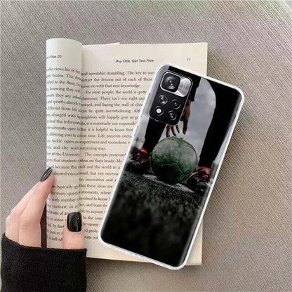 Football Soccer Ball Design Phone Case For Xiaomi Poco X4 F4 GT X3 NFC X5 X6 X7 Pro 5G M5 M5S M3 F5 Mi F6 F3 F2 F1 Cover Coque F