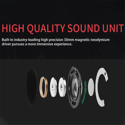 USB Headphones Bluetooth Physical Noise Reduction Headsets Stereo Sound Earphones for Phone PC Gaming Earpiece on Head Gift
