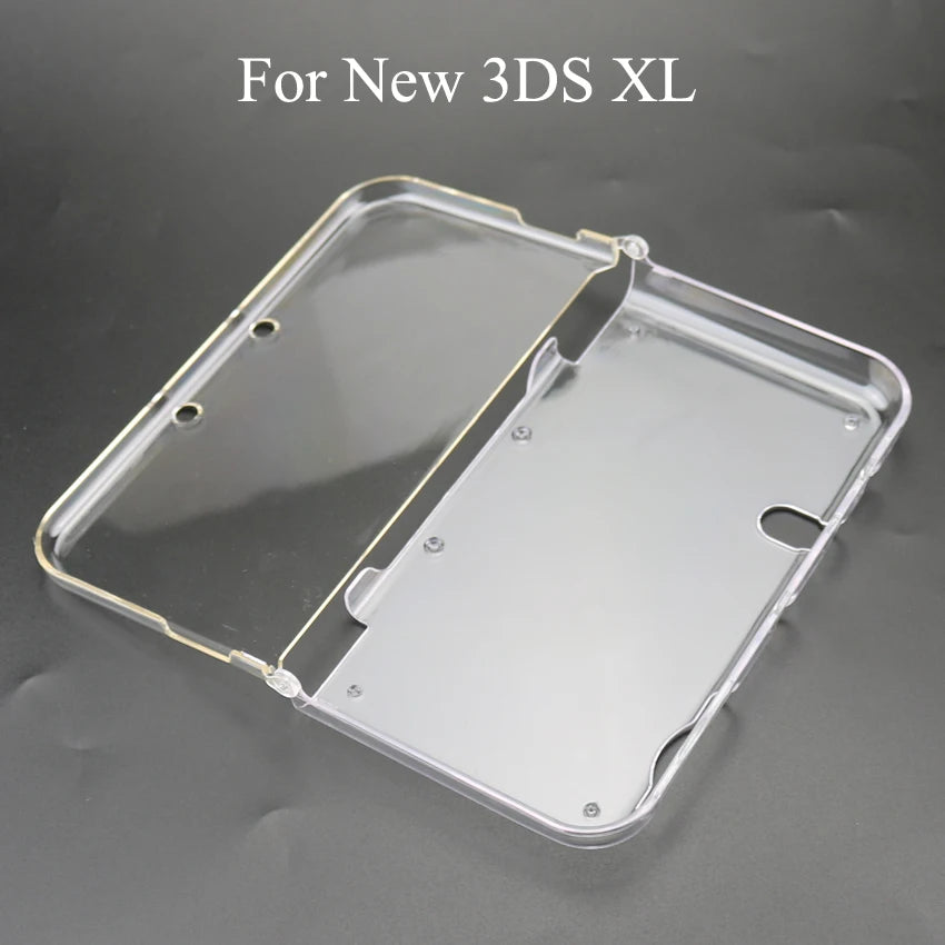 Transparent plastic protective cover, suitable for hard shell shells of NDSL, NDSi, new 3DS XL, GBA SP game consoles
