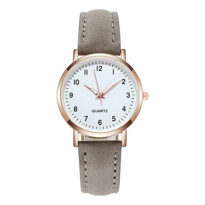 Fashion Watch For Women Leather Belt Watches Ladies Luxury Analog Quartz Luminous Wristwatch Clock Relogio Feminino