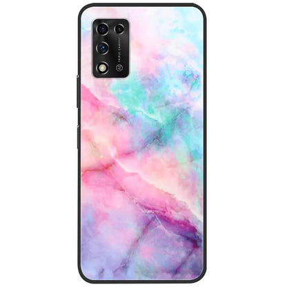 For ZTE Libero 5G II Case Marble Soft Silicone Protective Back Covers for ZTE Libero 5G III A202ZT 2022 5GIII Flower Coque TPU