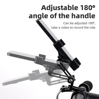 ROCKBROS Bicycle Phone Holder 4.7-7.09 inch High Strength Aluminum Alloy Mobile Phone Mount Cell Phone Stand Bike Accessories