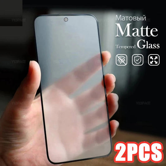 2Pcs Anti Fingerprint Matte Frosted 9H Tempered Glass Film For Nothing Phone 3A Pro 5G Screen Protector