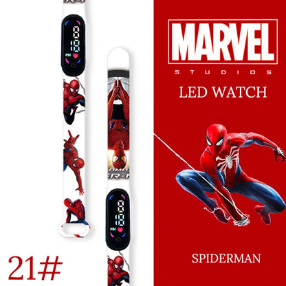 New Spiderman Kid's Watches Men Sport Wristband Bracelet Waterproof Children Digital Watch Boys LED Clock relogio montre