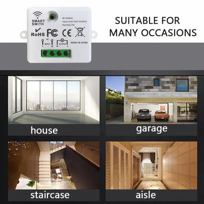 Smart WiFi Switch for Lighting 16A RF433MHz Wireless APP Voice Control Smart Home Smart Life Work With Google Home