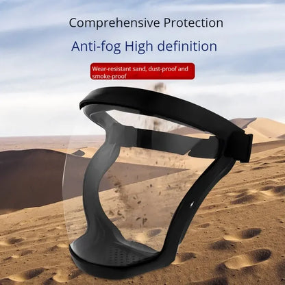 Anti-fog protective mask - Dust and splash resistant, suitable for sports, cycling, work, grinding, weeding/mowing, and more