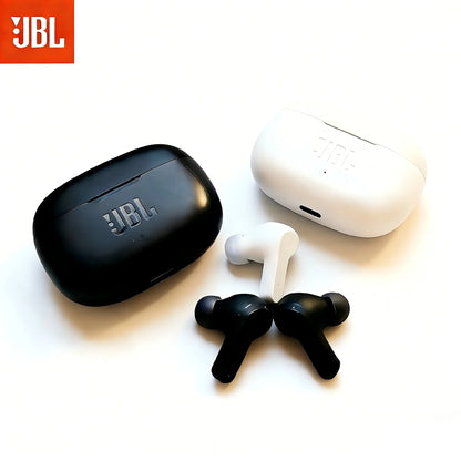JBL Wave 200 True Wireless Bluetooth Earphones Stereo Earbuds Bass Sound Headphones Headset W200 Wireless Earphones MiC