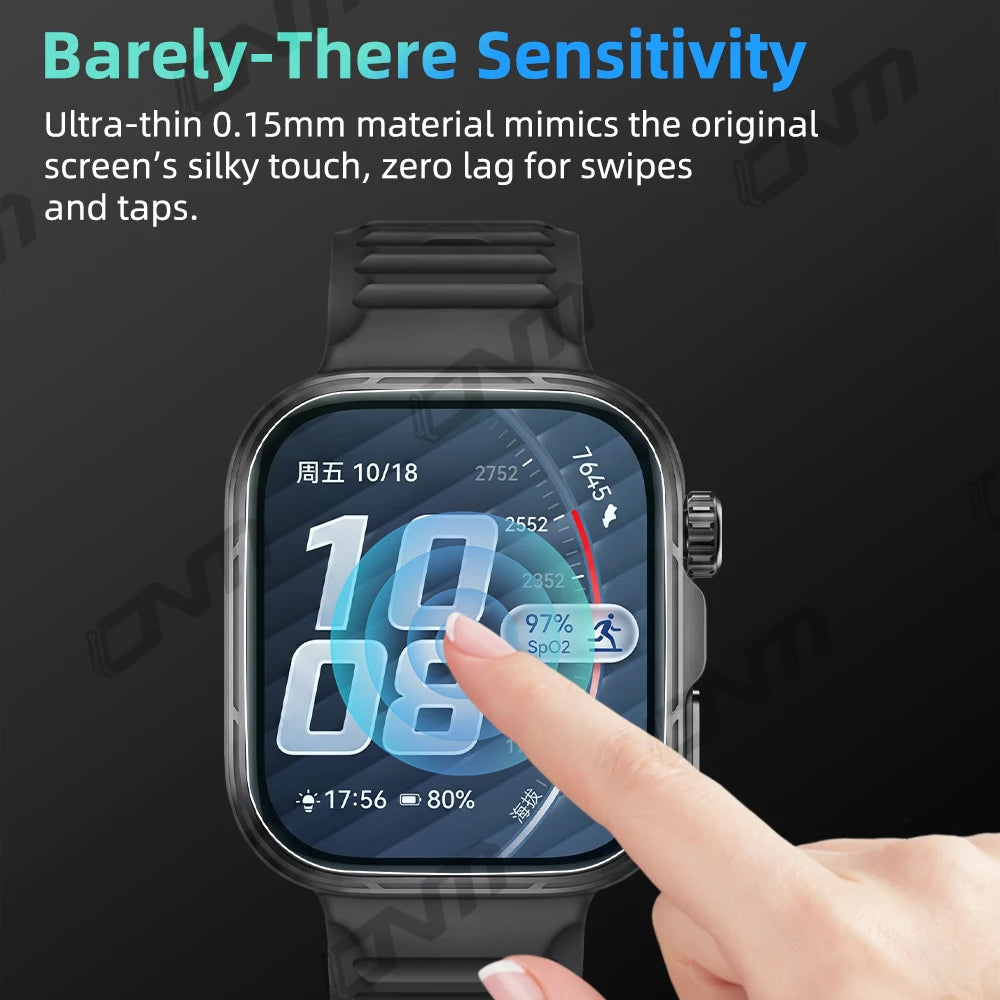 Soft Protection Film For Huawei Watch Fit 5/5 Pro Screen Protector Clear Hd Flexible Anti-Scratch Film Accessories (Not Glass)