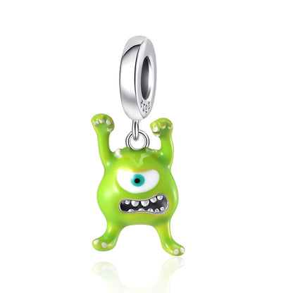 Fashionable 925 Silver Cartoon Beads Compatible with European Bracelet Koala Rabbit Mouse Princess Anime Beads DIY Jewelry Gift