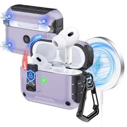 Magnetic Auto Lock Case for AirPods Pro 3 Phone Stand Case Cover with Cleaning Kit Keychain Protective Case for AirPods Pro 3