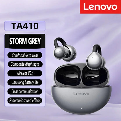 Lenovo TA410 Wireless Bluetooth 5.4 Earphones TWS Panoramic Sound Effects Ultra Long Battry Life Headphones Comfortable To Wear