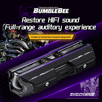 Ship From US Transformers TF-T01 Gaming Earphones Bluetooth 5.4 ENC Noise Reduction Headphones HD Call Music Earbuds Bumble Bee