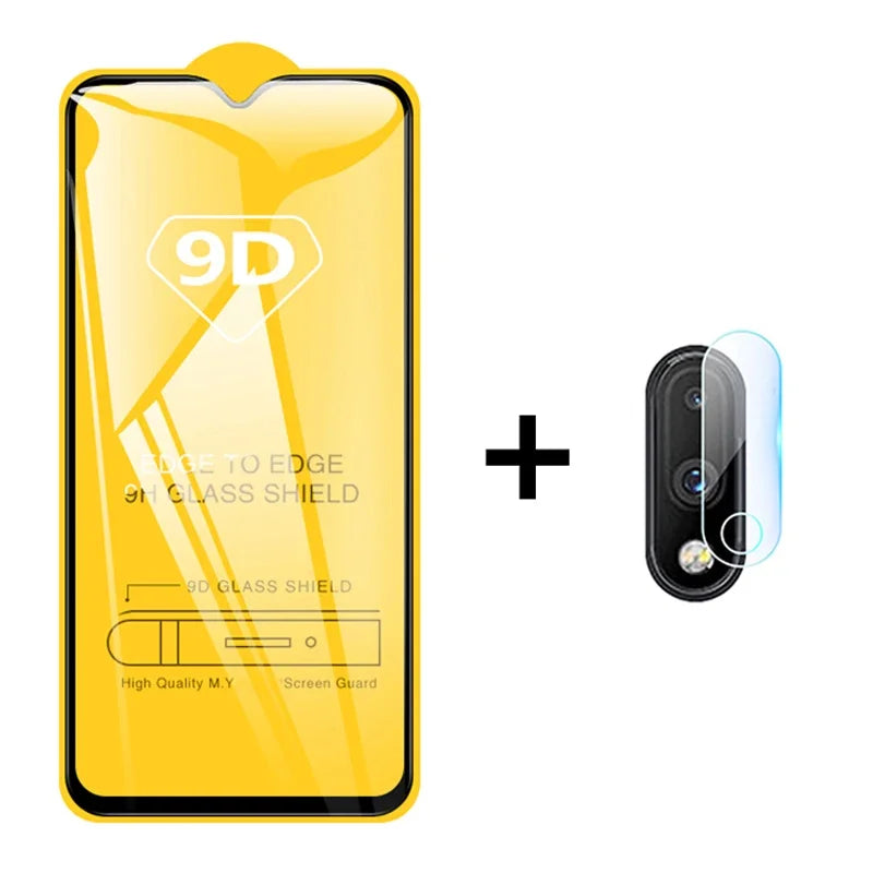 9D Tempered Glass for OnePlus 9 9R 8T 7 7T 6 6T 5 5T Black Edge Screen Protector for Nord 2 N10 N100 CE 2 Lite Camera Lens Film