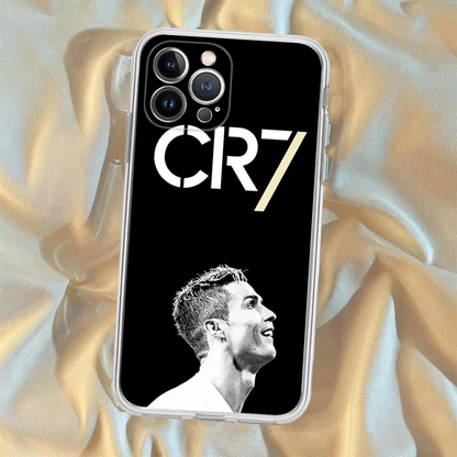 FOOTBALL Cr7 R-Ronaldo Phone Case For IPhone 16 15 8 7 6 6S Plus X SE XR XS 14 11 12 13 Mini Pro Max Mobile Case