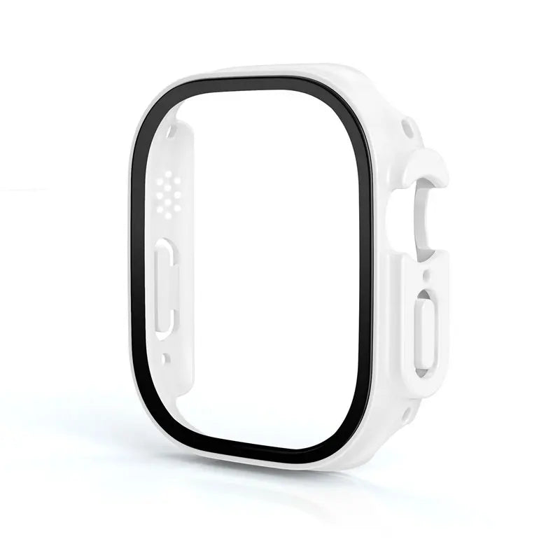 Glass+case For Apple Watch Ultra 49mm strap smartwatch PC Bumper+Screen Protector Tempered Cover iwatch series band Accessories