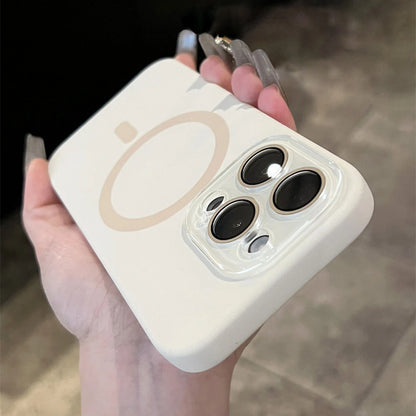 Liquid Silicone Magnetic Case For iPhone 17 16 15 13 14 12 Pro Max For Magsafe Wireless Charging Solid Color Shockproof Cover