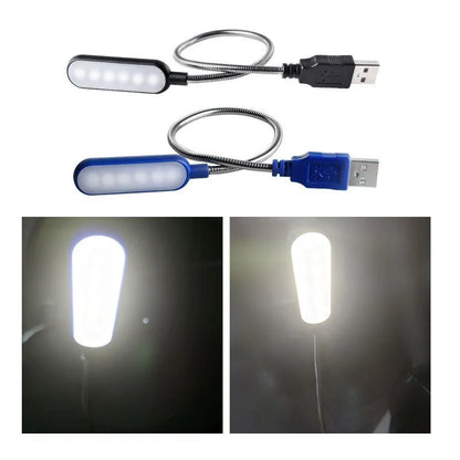 Portable USB LED Reading Lamp Mini Book Light Foldable Camping Night Lights Table Lamps For Power Bank PC Notebook Laptop