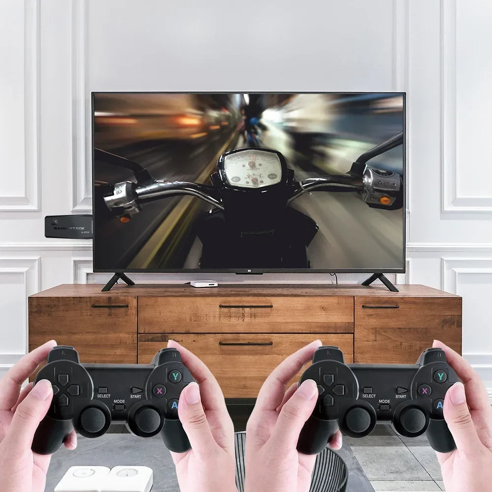 Retro Game Console – 20000 Games 4K TV Dual Wireless Controllers