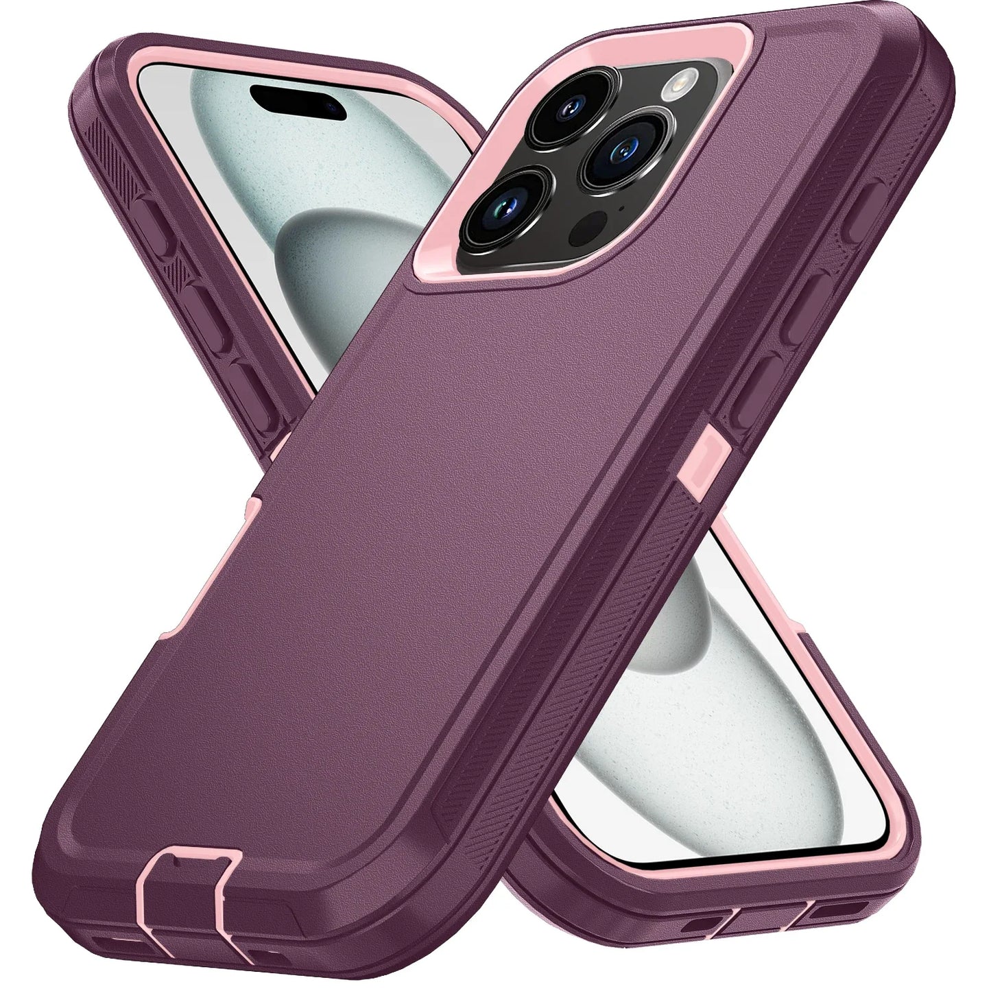 Otter Armor Box Shockproof Defender Phone Case for Iphone 16 11 12 13 14 15 17 Pro Max XSMAX 7 8 16E Hard Back Cover with Clip