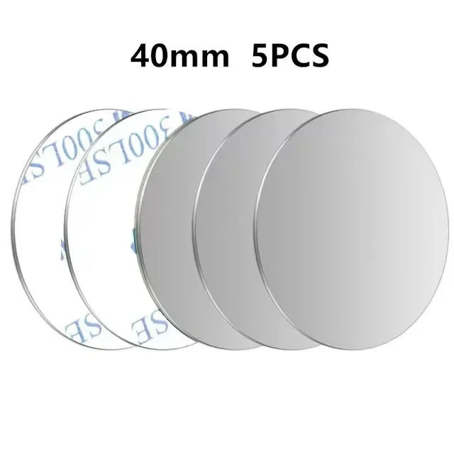 5/10pcs Magnetic Metal Plate Disk Car Phone Holder Stickers Magnetic Patch Sticker for Tablet Mobile Phone Car Stand Mount