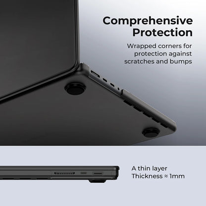 Laptop Case For MacBook Air 13 M5M4 M3 M2 2026-2022 Case For MacBook Pro 14/16 Inch M5 2026 Ultra Thin Shell Cover+Keyboard Skin